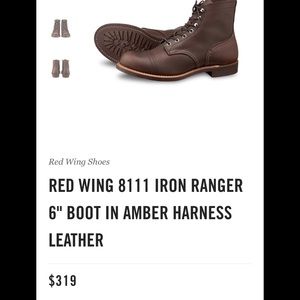 Men’s Redwing Boots🥾